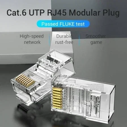 Vention Conector RJ45 IDDR0-100 Cat.6 UTP (100 unidades)